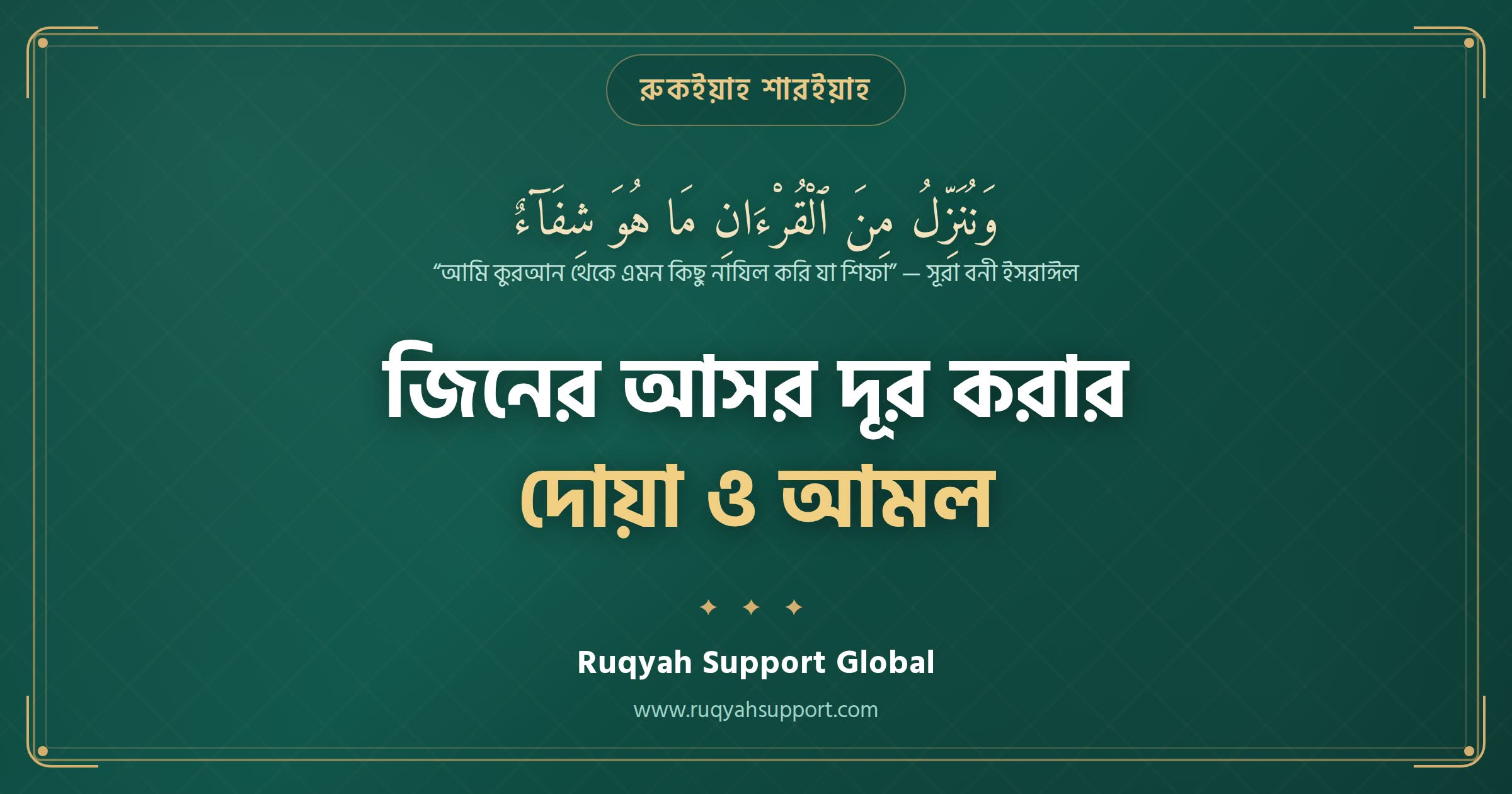 জিনের আসর দূর করার দোয়া, Jinner Asor Dur Korar Doa, Ruqyah for Jinn, Quranic Ruqyah, ইসলামিক চিকিৎসা, জিনের সমস্যা, রুকইয়াহ শারঈয়াহ