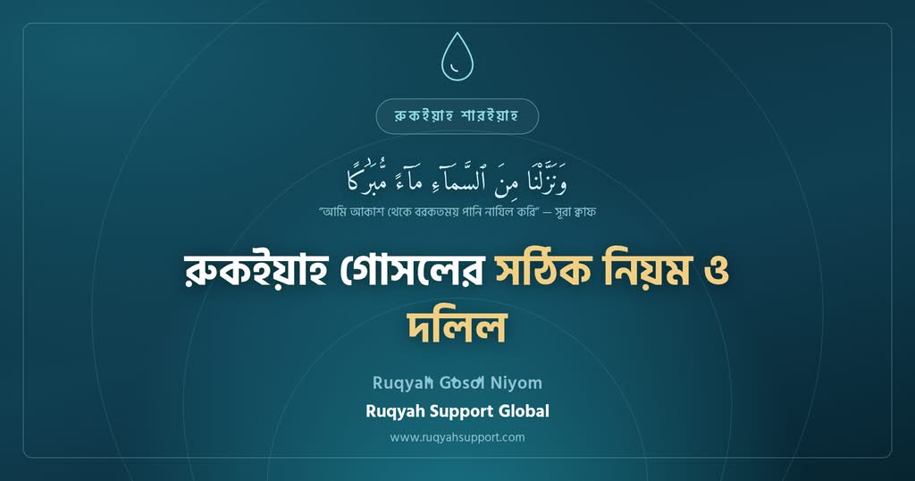 Ruqyah Gosol Niyom - বদনজরের গোসল ও রুকইয়াহ গোসলের সঠিক নিয়ম