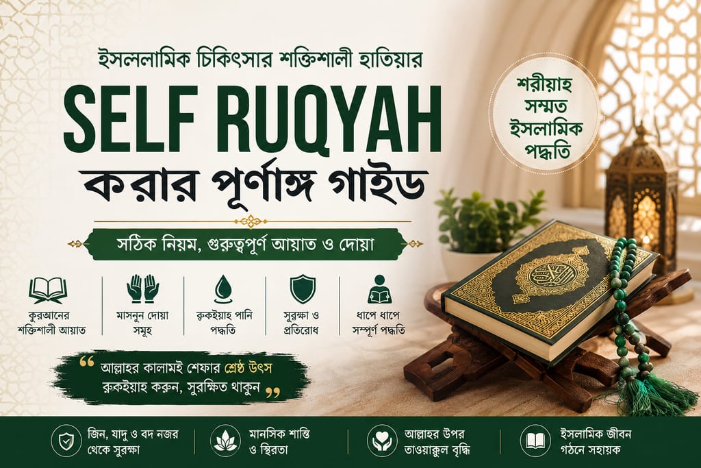Self Ruqyah complete guide for Islamic healing and protection